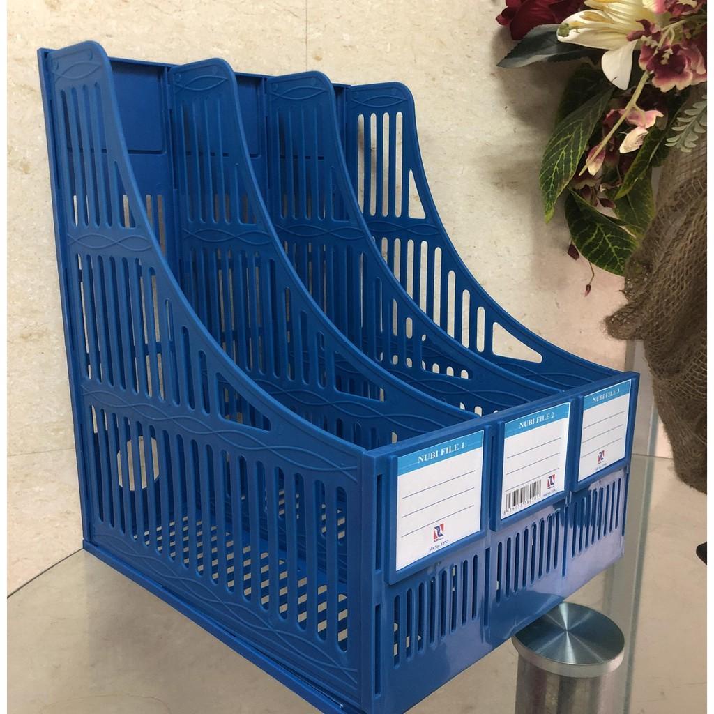File nan 3 ngăn, khay đựng tài liệu Nubi 1 ngăn