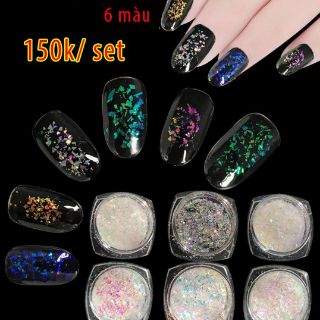 Set nhũ khổng tước 12 màu