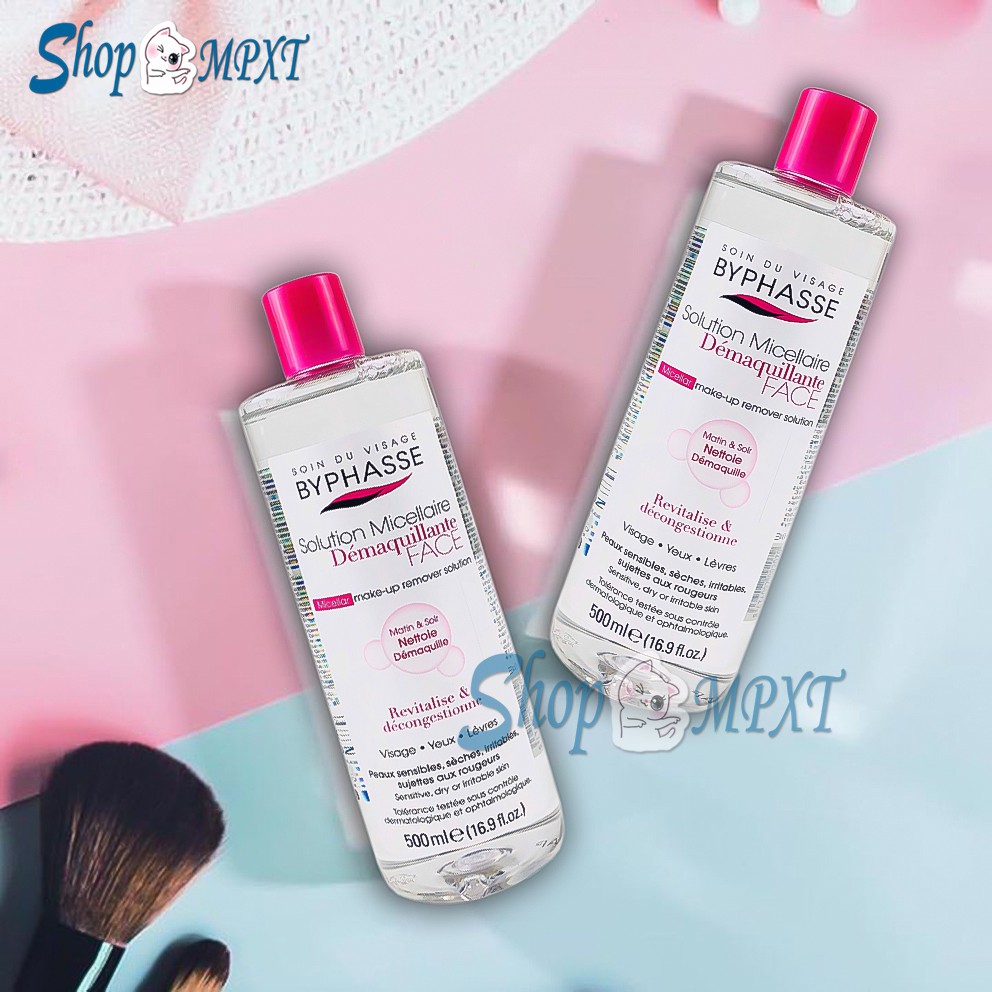🌸Chính hãng🌸 Nước Tẩy Trang Byphasse Solution Micellaire Pure Skin cho mọi loại da 500ml | BigBuy360 - bigbuy360.vn