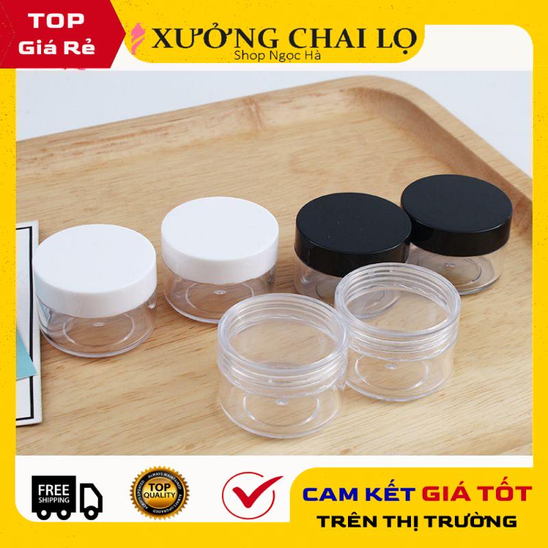 Hủ Chiết Mỹ Phẩm ❤ GIÁ RẺ NHẤT ❤ Hủ Đựng Kem Tròn 5g,10g,20g,30g,50g,100g, phụ kiện du lịch