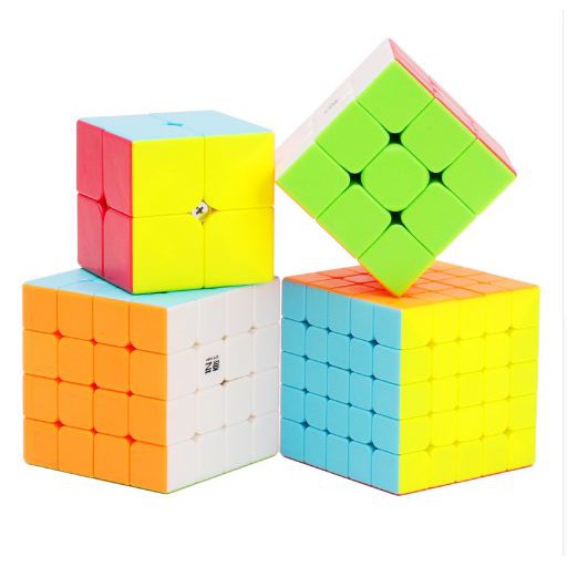 [shop anh huy] Combo rubik tam giac, rubik 2x2, rubik 3x3, rubik 4x4x4 , rubik 5x5x5.