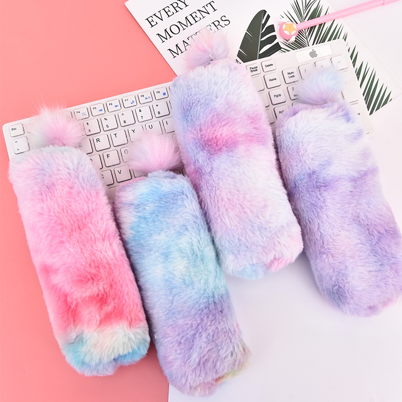 Túi Đựng Bút Hình Bát Giác Màu Gradient Phong Cách Hàn Quốc Dễ Thương Dành Cho Học Sinh Nữ