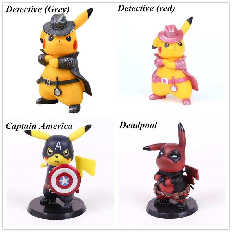 Mô hình Pikachu nhựa PVC 17cm trang trí cây thông Noel