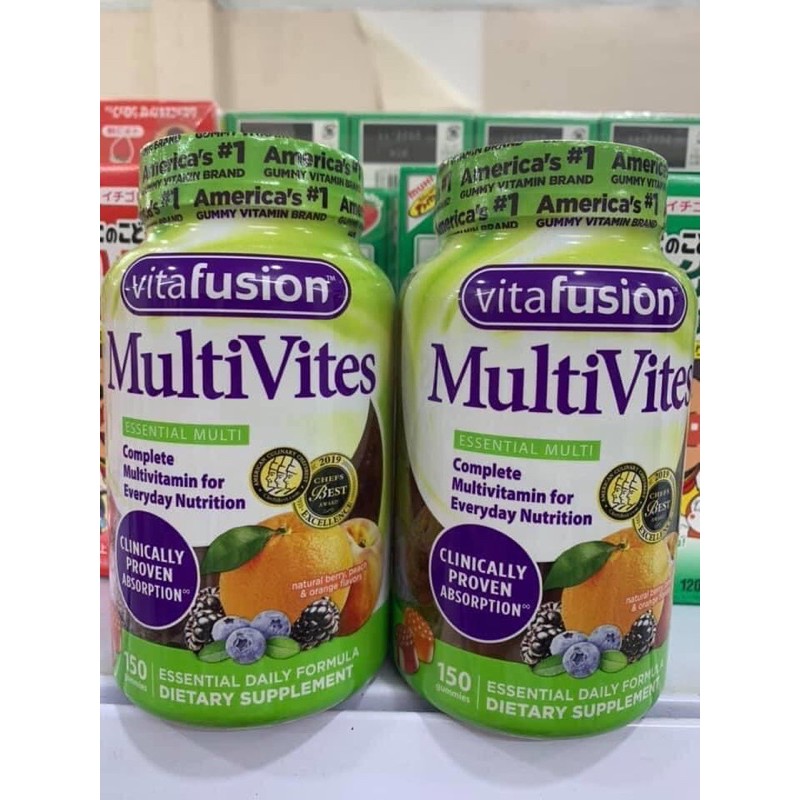 [2022]Kẹo dẻo Vitafusion Multivitamin Gummies 260 viên - Multivites 260 viên