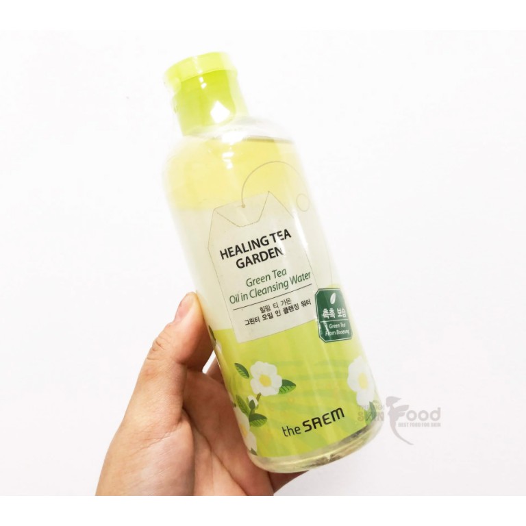 Nước Tẩy Trang Chiết Xuất Từ Các Loại Lá Trà The Saem Healing Tea Garden Cleansing Water 300ml