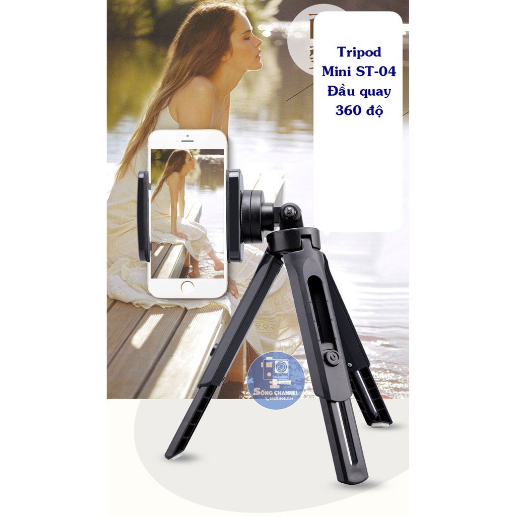 GẬY LIVESTREAM TRIPOD SUPORT 3 CHÂN nhỏ gọn tiện dụng