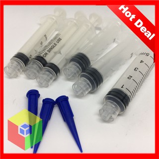 Phụ kiện Rubik - Ống đựng lube - Bộ Xilanh có đầu khóa + kim bơm keo