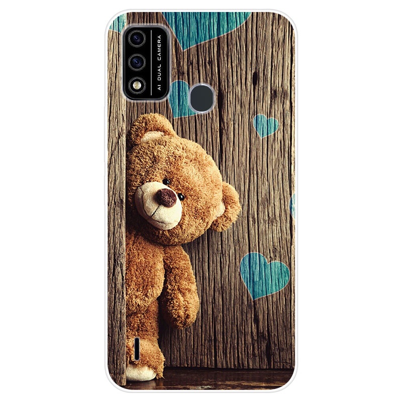 Ốp Điện Thoại TPU Silicon Mềm Họa Tiết Hoạt Hình Cho Itel A48 itelA48