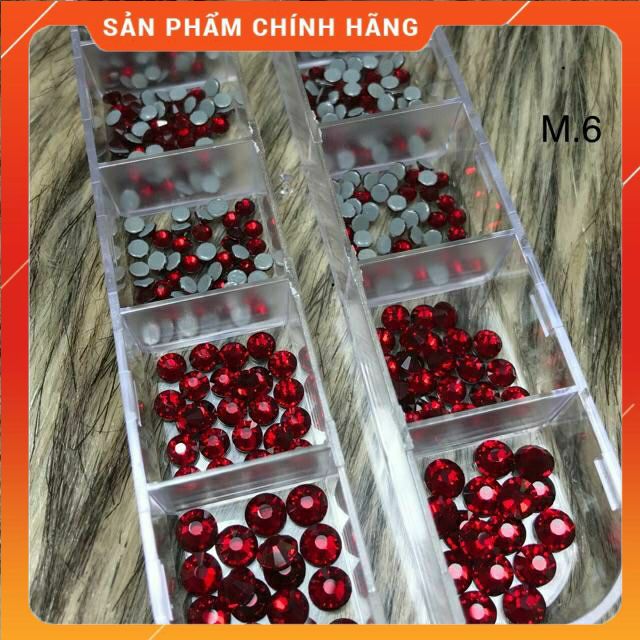 Khay đá chân lưới màu đỏ đâm mix size 1440 viên Thiên Di Nail