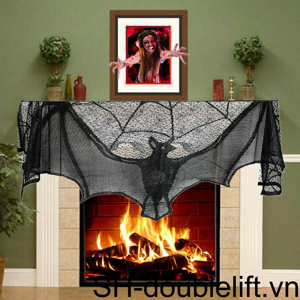 Khăn Choàng Cổ Gợn Sóng Lửa Trang Trí Tiệc Halloween Kinh Dị