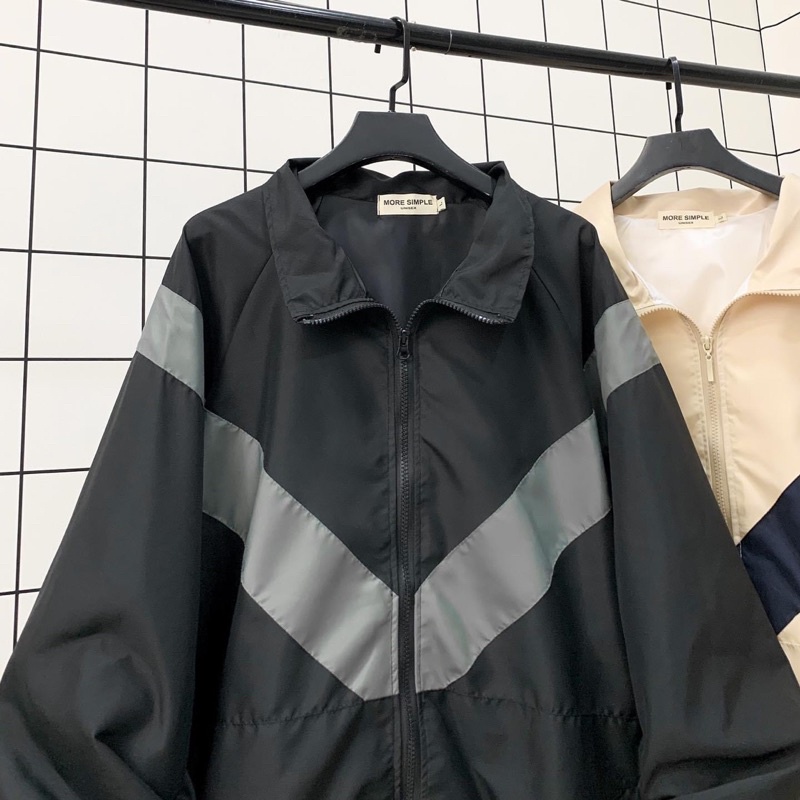 Áo Khoác Jacket  Form Rộng LAKE Chất Dù 2 Lớp Phong Cách Ulzzang - 84unisex