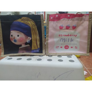 Túi cói mini siêu xinh