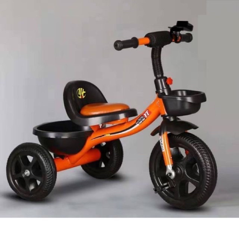Xe đạp 3 bánh, yên mềm, giỏ sau