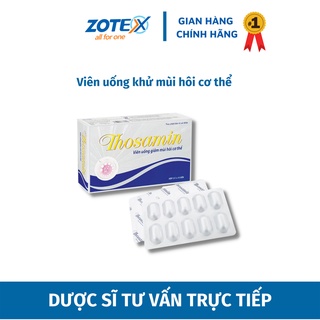 Viên uống khử mùi cơ thể Thoasamin giảm hôi nách hôi chân hôi miệng