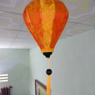 Cặp lồng đèn Hội An _dạng củ tỏi_size 30