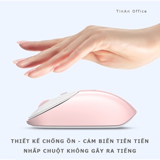 Chuột Không Dây Inphic E8 Chống Ồn, Wireless Mouse