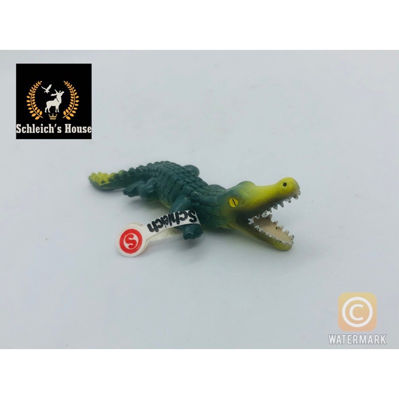 Mô hình động vật Schleich chính hãng Cá sấu con 12068 - Schleich House