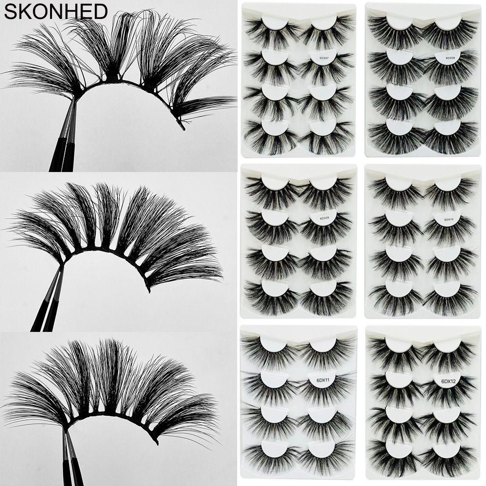 Set 4 Cặp Lông Mi Giả 25MM MIH SKONHED Chất Lượng Cao