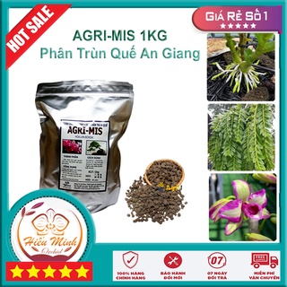 AGRI-MIS Phân trùn quế An Giang, phân nén tan chậm chuyên dùng cho Hoa Lan