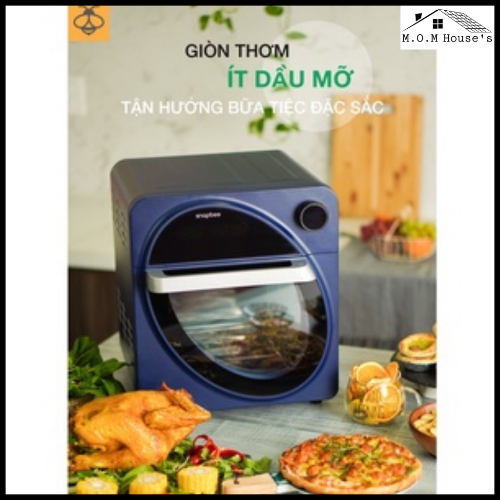 Nồi chiên không dầu SnapBee QUEEN RF15 - 16 Chức Năng - Dung Tích 15L - Công Suất thực 1700W - Thương Hiệu Mỹ