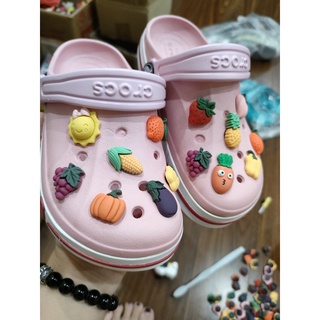 Combo Charm Stiker Gắn Dép Crocs hình hoa quả