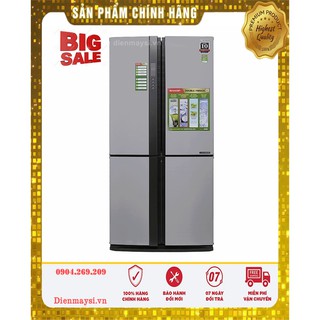 Tủ lạnh sharp inverter 626 lít sj-fx631v-sl
