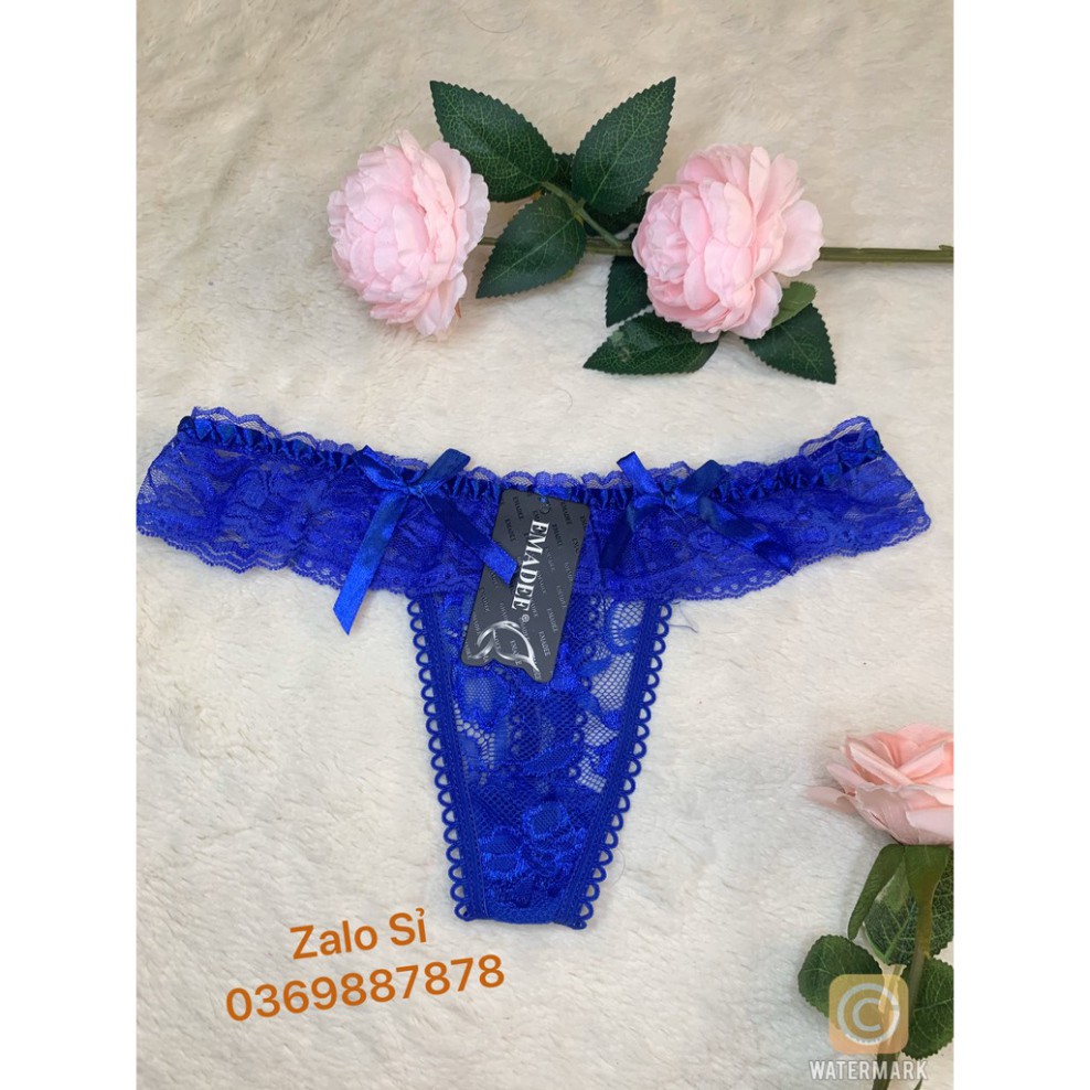 [FREE SHIP] Quần lót ren lọt khe nữ nhiều màu lựa chọn