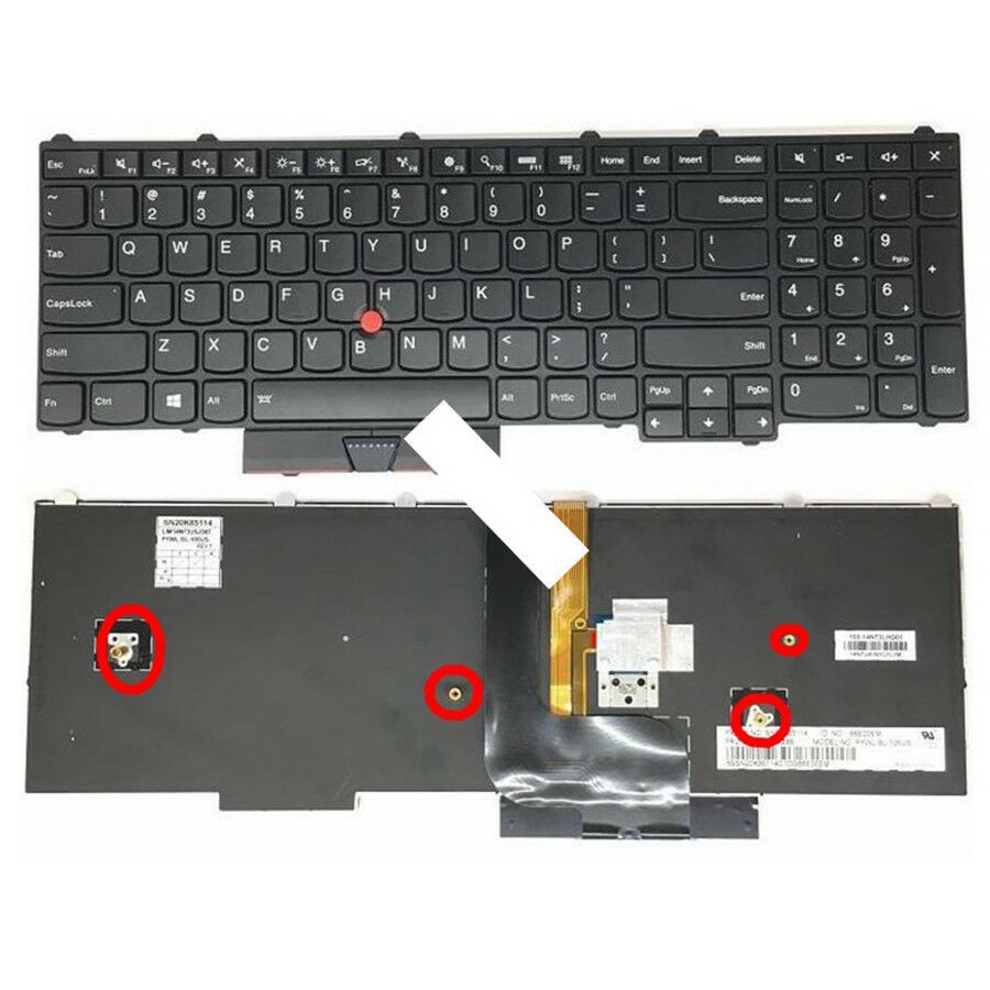 (KEYBOARD) BÀN PHÍM LAPTOP LENOVO THINKPAD P50 P70 dùng cho Thinkpad P50 P70