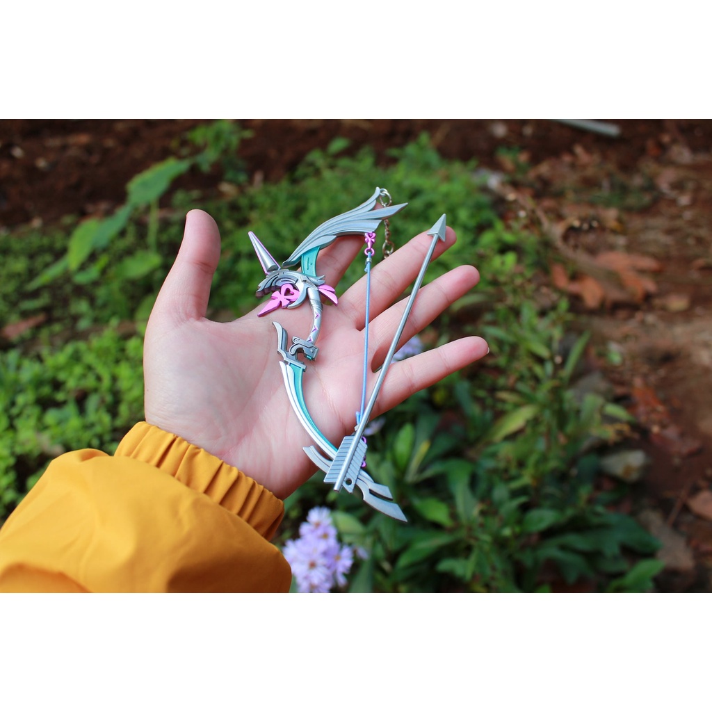 [ Tặng đế ][ 17cm ] Mô hình móc khóa Cung Amos loại 2 - Genshin Impact - Baystore