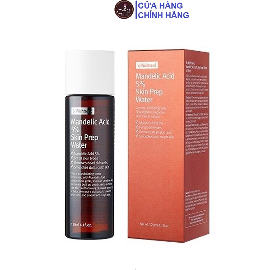 Dung Dịch Tẩy Tế Bào Chết By Wishtrend Mandelic Acid 5% Skin Prep Water 30ml và 120ml