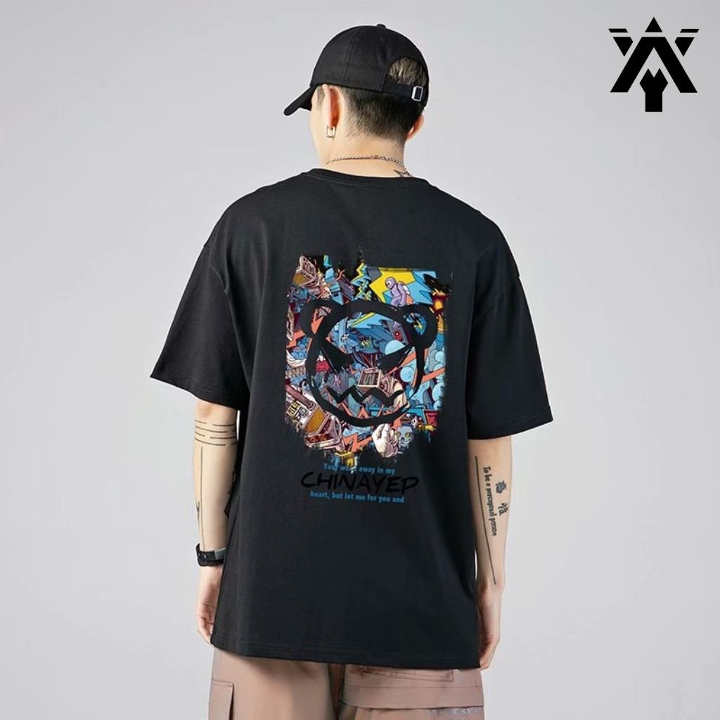 Áo Thun Nam Anyoung Áo Phông Nam In Hình Cao Cấp Tay Lỡ From Rộng Dễ Phối Đồ Thời Trang Hàn Quốc Hot Trend 2022  At287