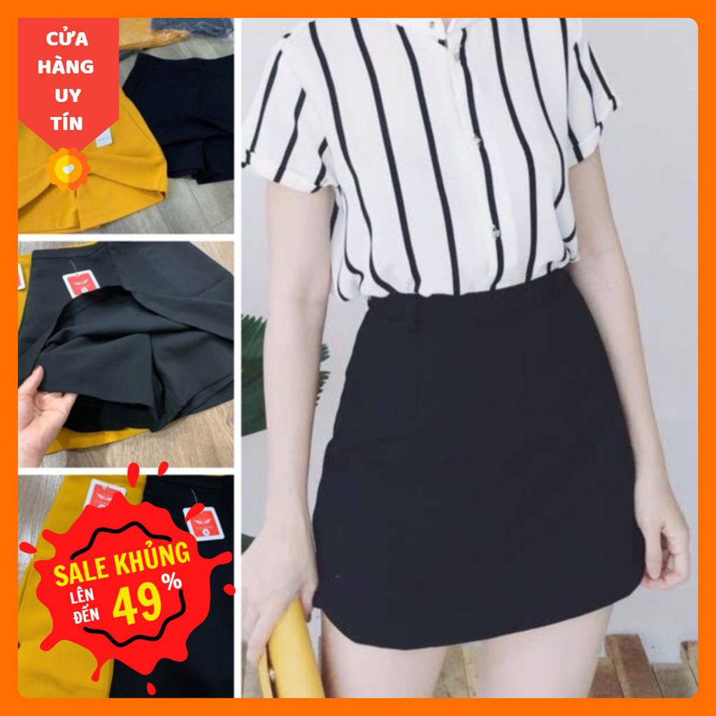 Chân váy chữ A BASIC [ ẢNH THẬT ] chuẩn form - có quần trong
