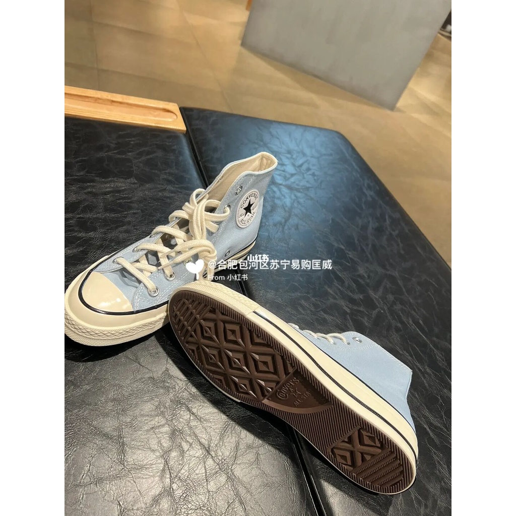 Giày Thể Thao Converse 1970s Vải canvas Màu Xanh Dương Thời Trang Mùa Hè Cho Nam Và Nữ-1583