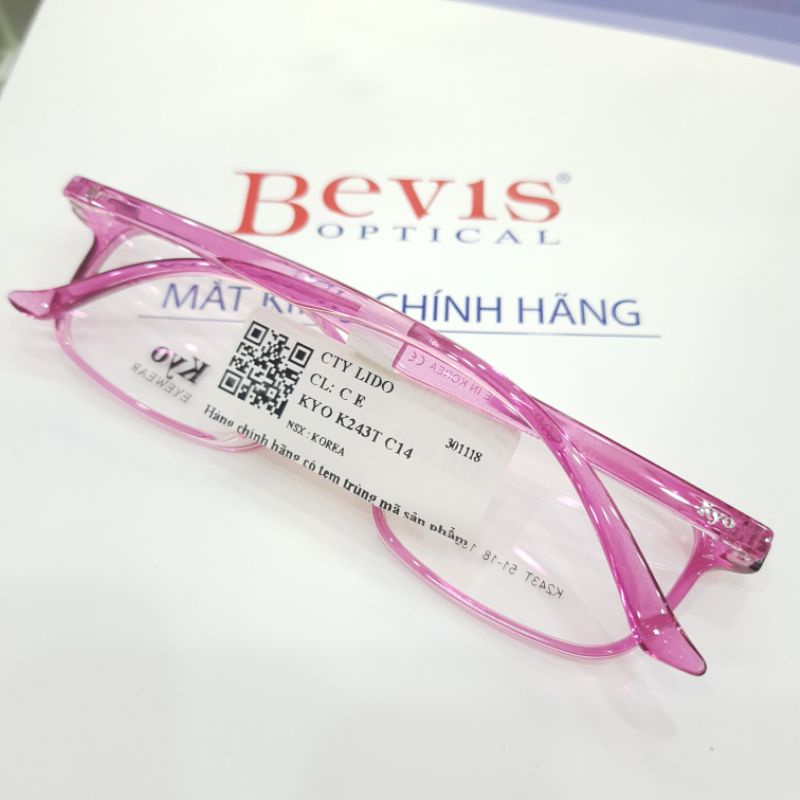 Gọng kính KYO Made in Korea chất liệu nhựa dẻo TR90 HÀNG CHÍNH HÃNG