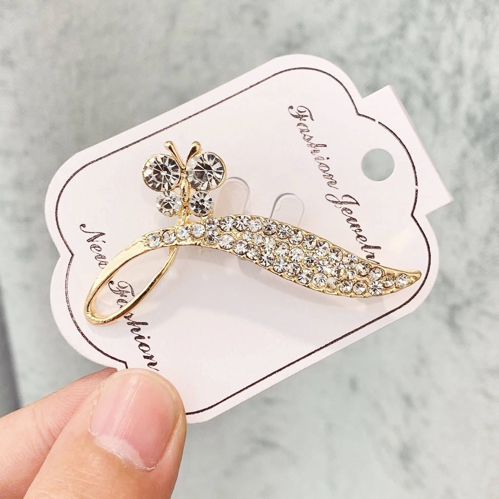 Trâm Cài Áo Hợp Kim Đính Đá Và Ngọc Trai Cao Cấp Thời Trang Năm 2022