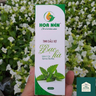 TINH DẦU XỊT BẠC HÀ/TINH DẦU BẠC HÀ( XUA ĐUỔI CHUỘT, CÔN TRÙNG,...KHỬ MÙI HÔI PHÒNG) 100ML HOA NÉN - SHOP GÁI MƯỜNG