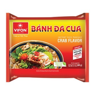 Thùng 30 gói bánh đa cua Vifon