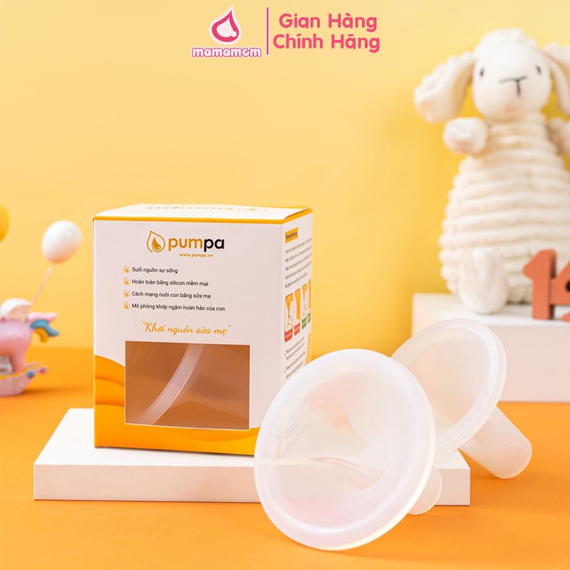 Phễu Hút Sữa Pumpa Comfort Silicon Y Tế Cao Cấp Hút Êm Ái Nhiều Sữa
