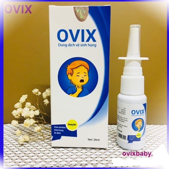 Dung dịch vệ sinh họng Ovix 20ml