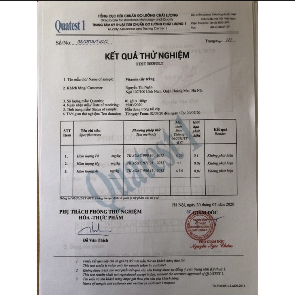 Set Vitamin Cấy Trắng - Cấy Trắng Vĩnh Viễn Thành Phần Tự Nhiên