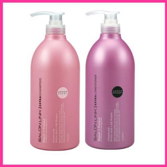 Dầu gội và xả salon link extra của Nhật Bản chai 1000ml