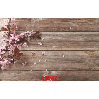 Thảm nền chụp ảnh bằng gỗ hình hoa