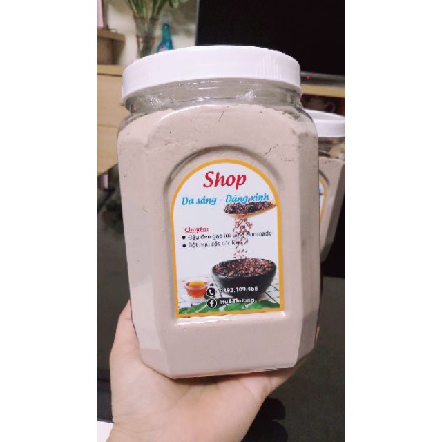 1kg Bột gạo lứt huyết rồng (Uống liền) vụ mới rất thơm - Healthy