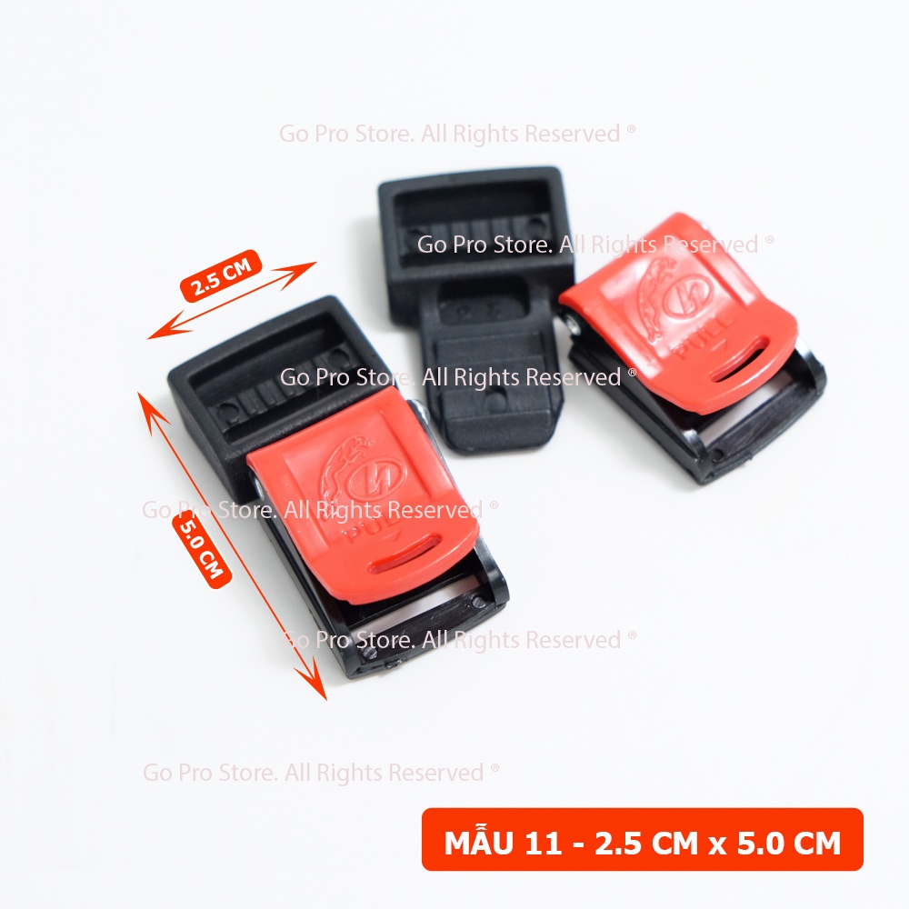 01 Bộ Chốt Khóa Nhựa Gắng Mũ Bảo Hiểm Xe Máy