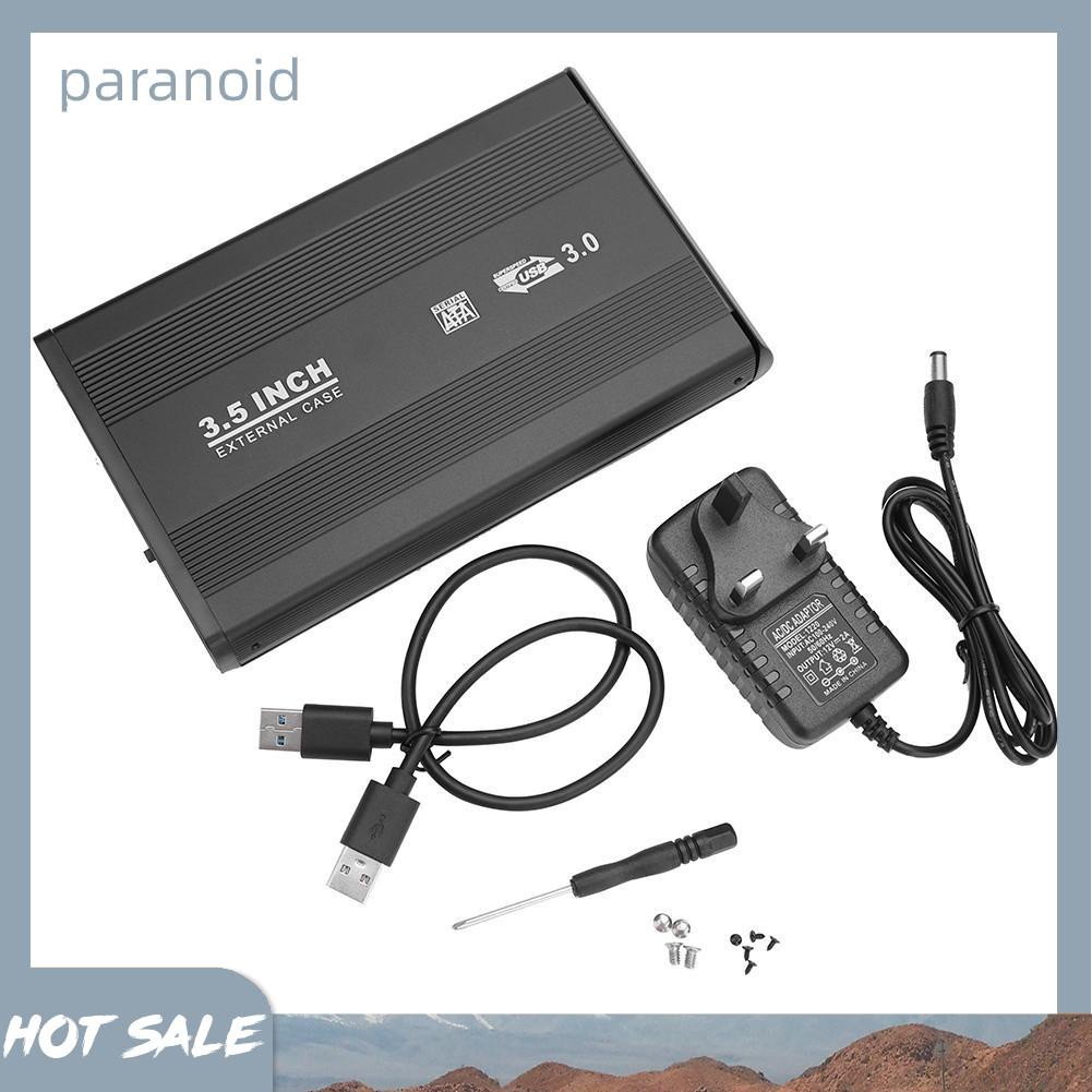 Hộp Đựng Ổ Cứng Ngoài 3.5 inch SATA HDD SSD Usb 3.0 / USB2.0 | BigBuy360 - bigbuy360.vn