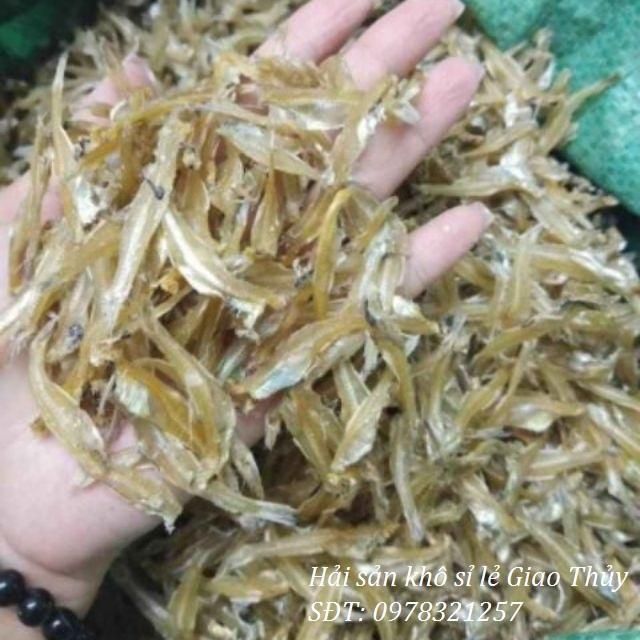 Cá Cơm khô 1kg  rất sạch, nhạt, ăn rất ngon