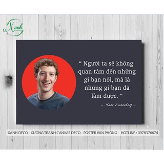 Tranh canvas vĩ nhân 02 tặng đinh treo tranh