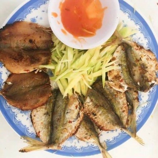 Khô cá chỉ vàng con nhỏ cà mau 500g