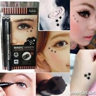 Bút kẻ mắt + chấm sao 2 đầu Balala
