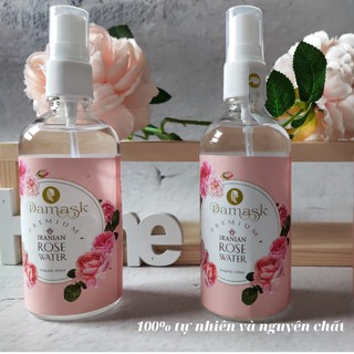 Nước hoa hồng không cồn- Nước tinh chất hoa hồng Iran- Nước hoa hồng damask